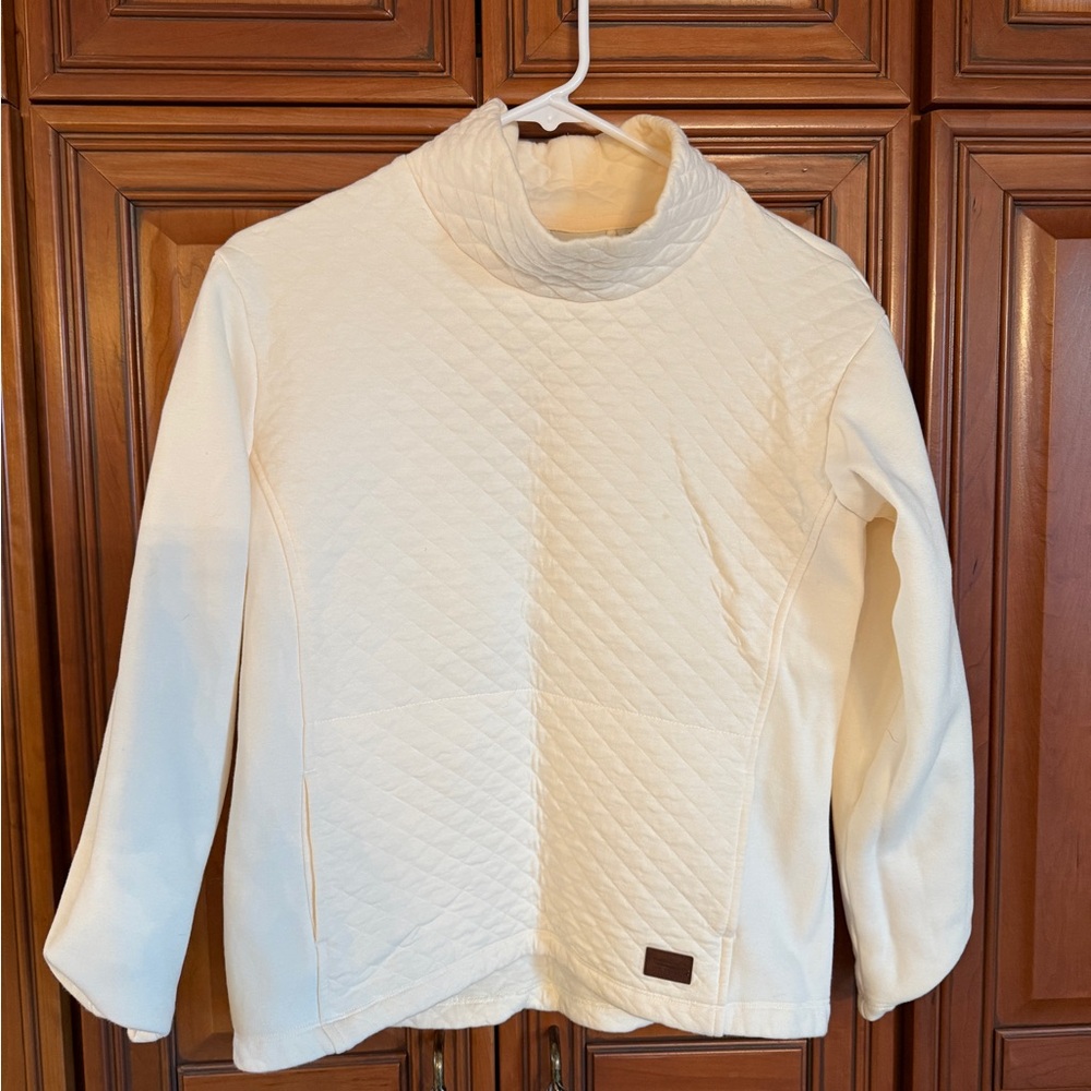 EUC ll bean quilted sweatshirt